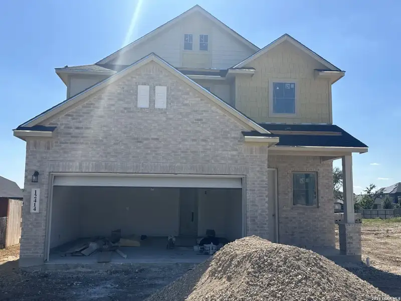 In-progress construction of a new home in Stillwater Ranch, San Antonio, TX (Image 18).