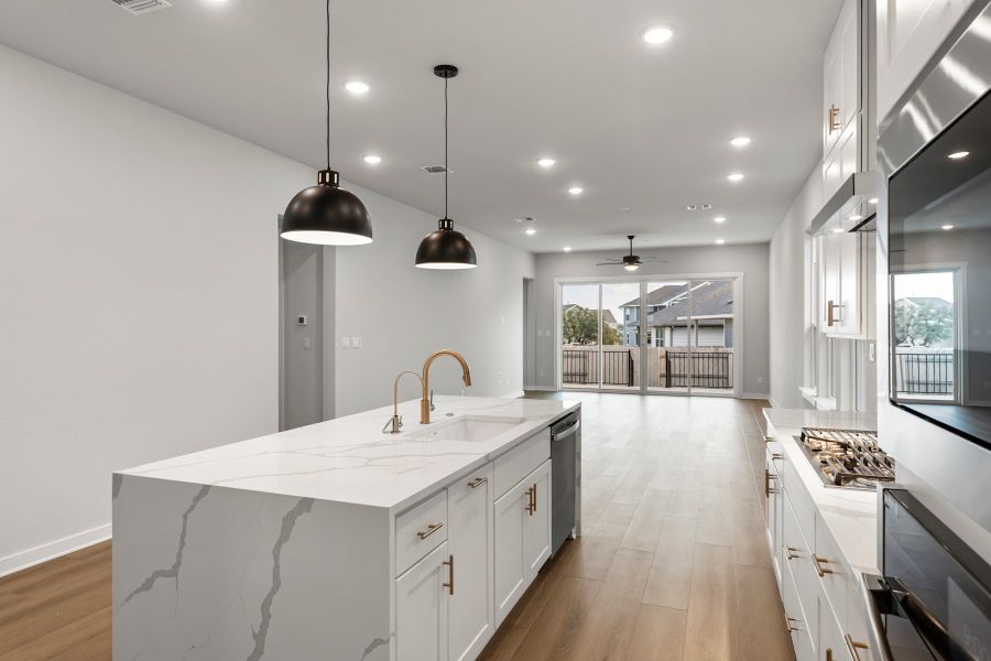 Furnished interior view inside a new home in Lariat, Liberty Hill (Image 7).
