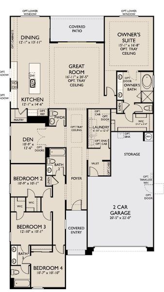 Floor plan - Lot 288