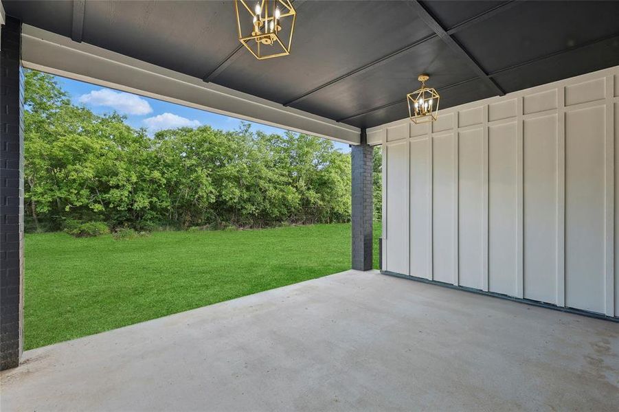 Exterior details and patio area of a home in , Canton (Image 2). Exterior details and patio area of a home in , Canton (Image 2).