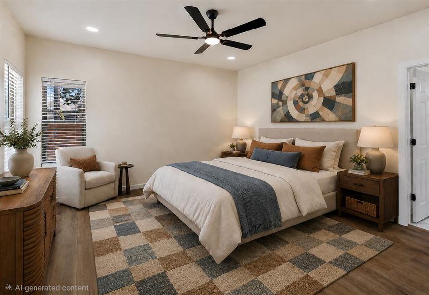 Furnished interior view inside a new home in , Fort Worth (Image 11).