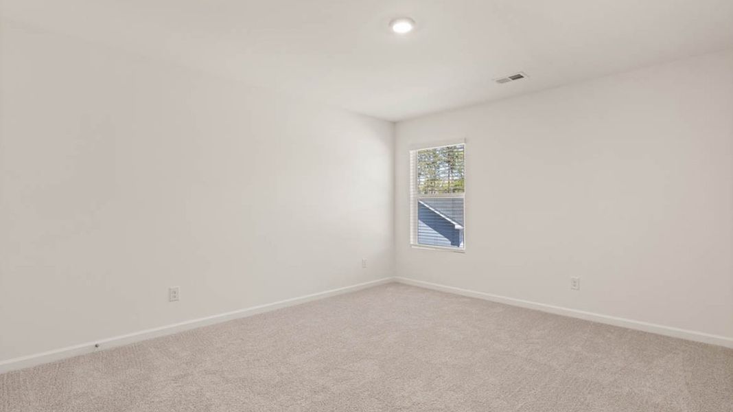 Representative unfurnished interior of a home built from the Hillcrest by D.R. Horton in Shoal Creek, Hampton (Image 16). Representative unfurnished interior of a home built from the Hillcrest by D.R. Horton in Shoal Creek, Hampton (Image 16).