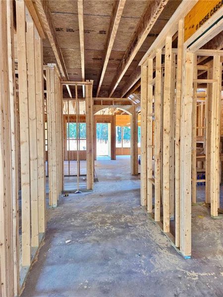 In-progress construction of a new home in , Waleska, GA (Image 13).