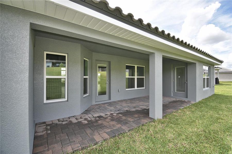 Exterior details and patio area of a home in , Auburndale (Image 4). Exterior details and patio area of a home in , Auburndale (Image 4).