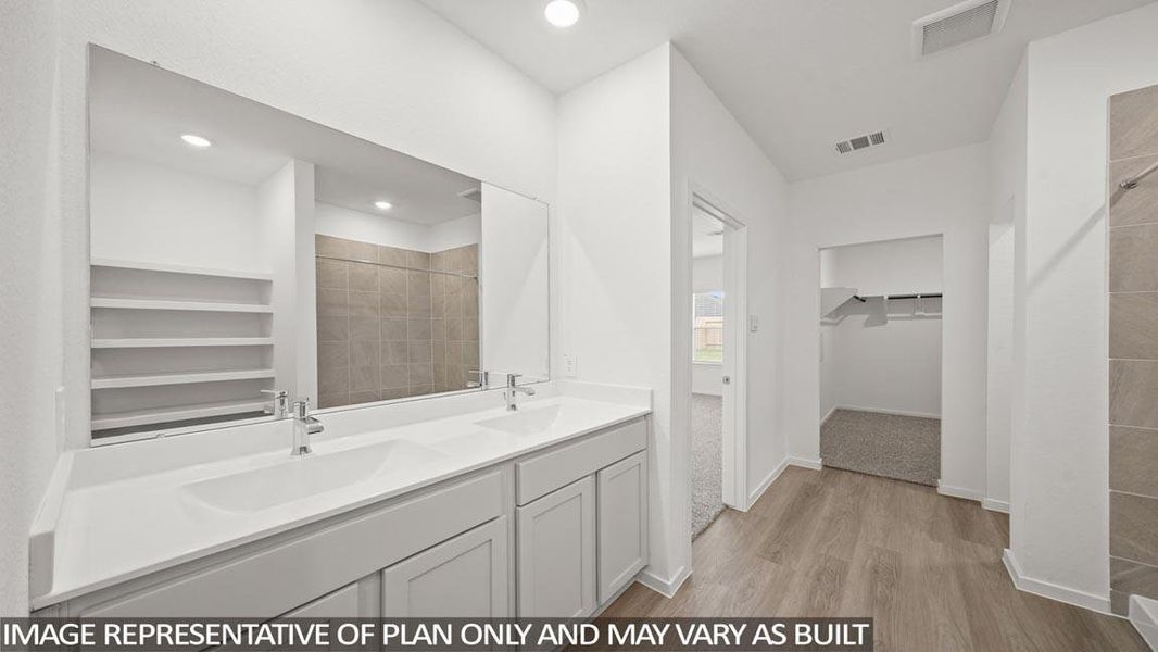 Furnished interior view inside a new home in New Waverly Station, New Waverly (Image 3).