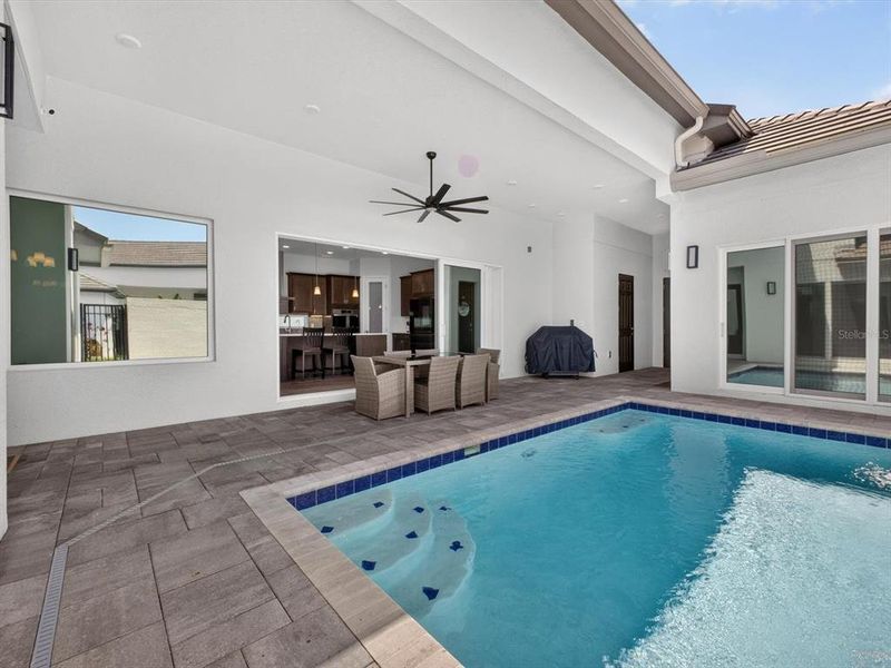 Exterior details and patio area of a home in , Davenport (Image 24).