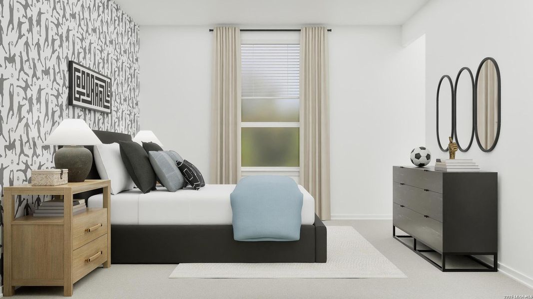 Furnished interior view inside a new home in Gatehouse, New Braunfels (Image 6).