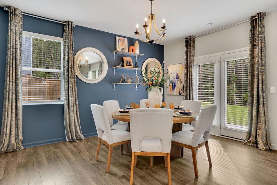 Furnished interior view inside a new home in , Dawsonville (Image 5).