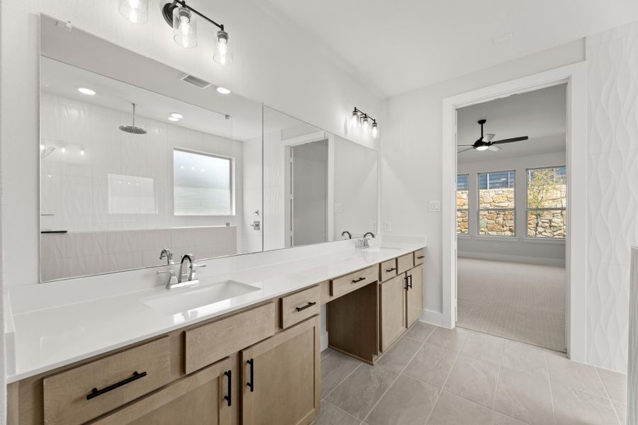 Furnished interior view inside a new home in Union Park, Little Elm (Image 8).