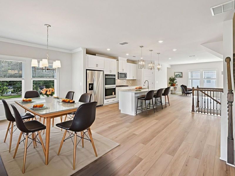 Furnished interior view inside a new home in Hemingway - Highland Series, Cumming (Image 4).