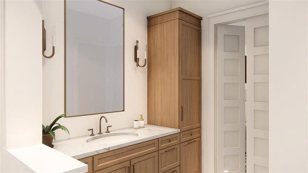 Furnished interior view inside a new home in , Woodstock (Image 28).