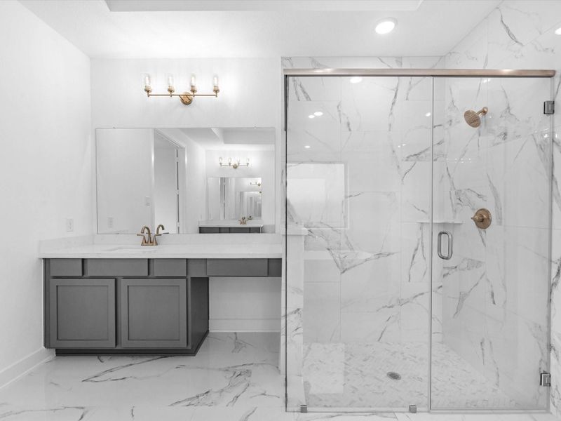 Furnished interior view inside a new home in Lago Mar - 60', Texas City (Image 4). Furnished interior view inside a new home in Lago Mar - 60', Texas City (Image 4).