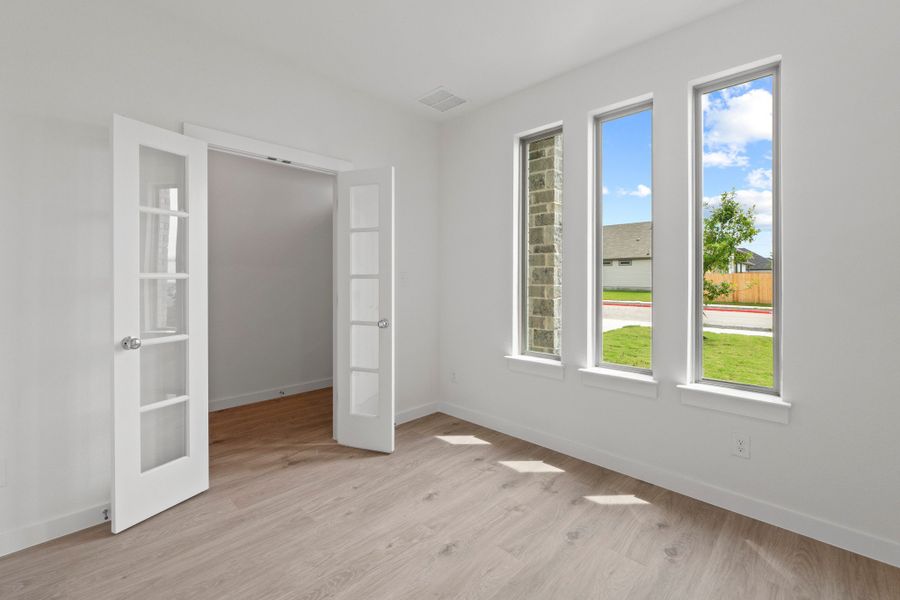 Office in the Pearl home plan by Trophy Signature Homes – REPRESENTATIVE PHOTO