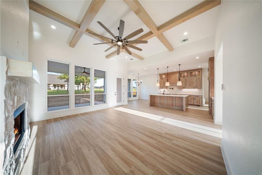 Furnished interior view inside a new home in , Azle (Image 4).