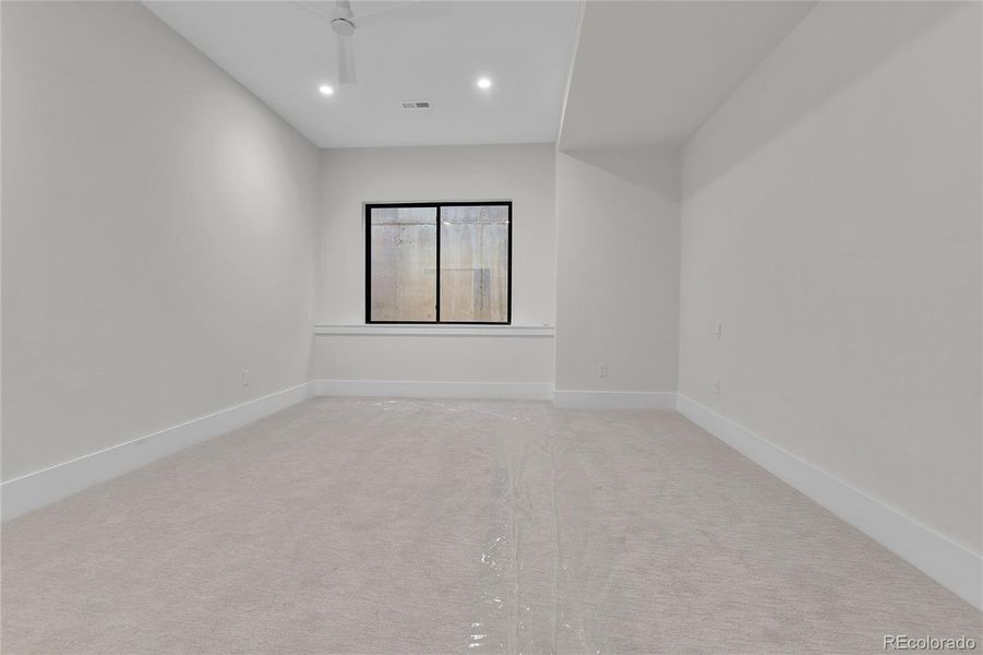 Large Secondary Bedroom in Basement