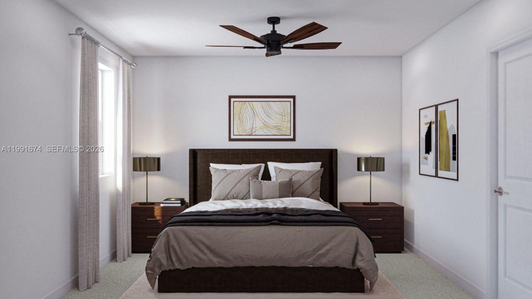 Furnished interior view inside a new home in Acacia Groves, Homestead (Image 7).
