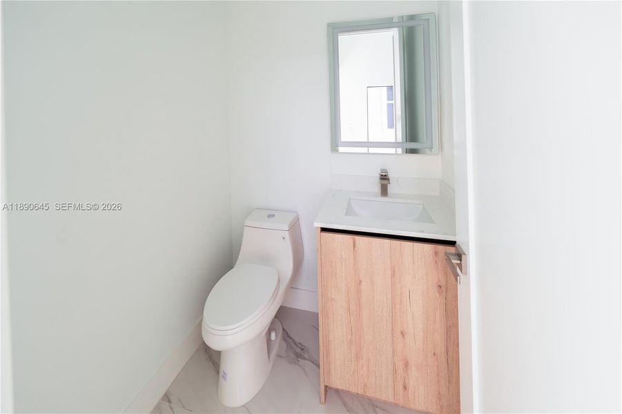 Furnished interior view inside a new home in , Miami (Image 11).