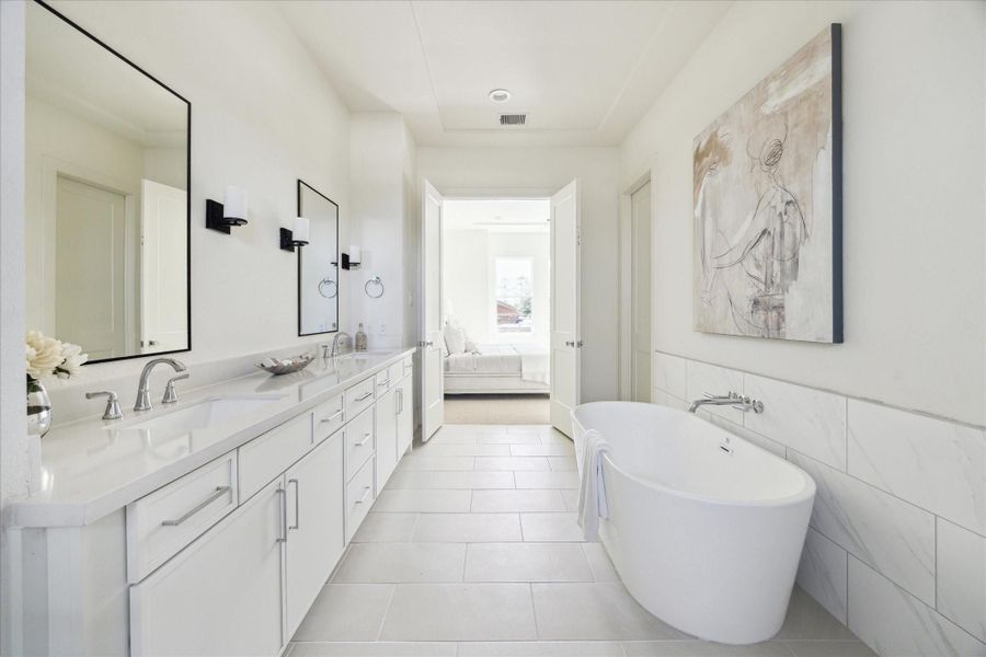 Furnished interior view inside a new home in , Houston (Image 7).