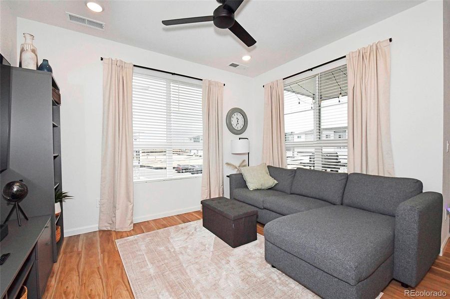 Furnished interior view inside a new home in , Colorado Springs (Image 17). Furnished interior view inside a new home in , Colorado Springs (Image 17).