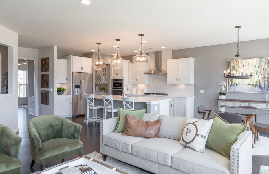 Representative furnished interior of a home built from the Riverview by Pulte Homes in Waterside at Pine Island, Columbia (Image 9). Representative furnished interior of a home built from the Riverview by Pulte Homes in Waterside at Pine Island, Columbia (Image 9).