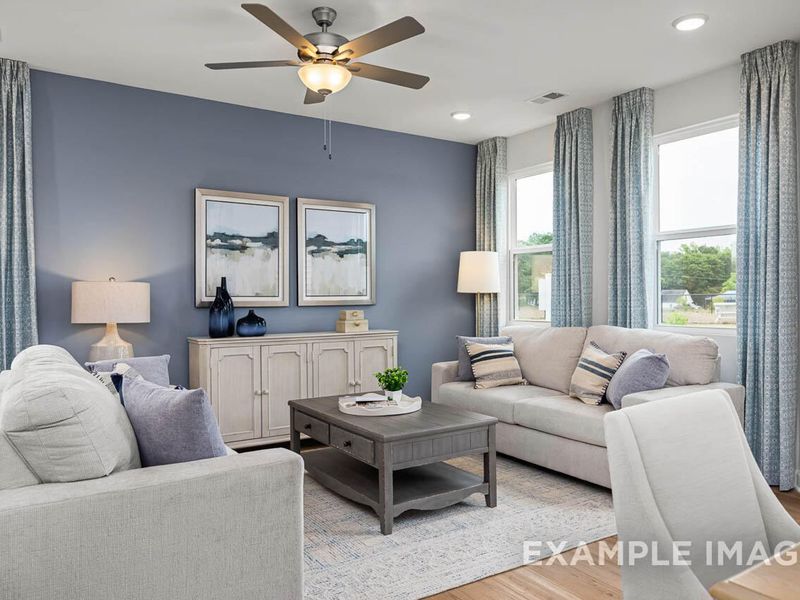 Furnished interior view inside a new home in Springvale, Fuquay Varina (Image 10).