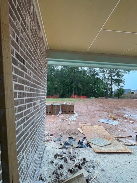 In-progress construction of a new home in Clopton Farms, Montgomery, TX (Image 5).