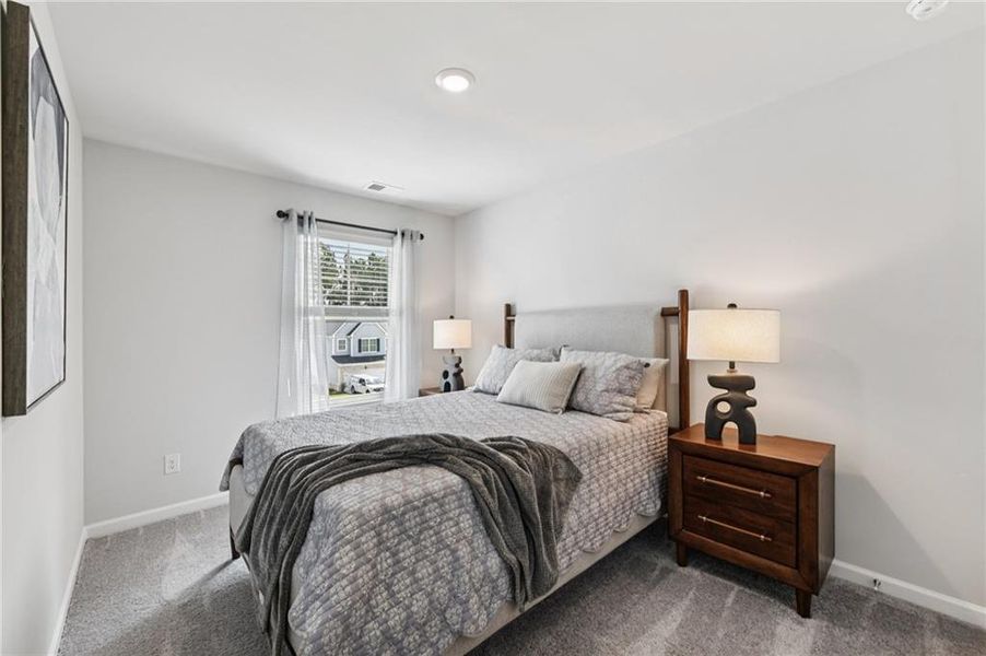Furnished interior view inside a new home in The Hills at Cedar Creek, Winder (Image 29).