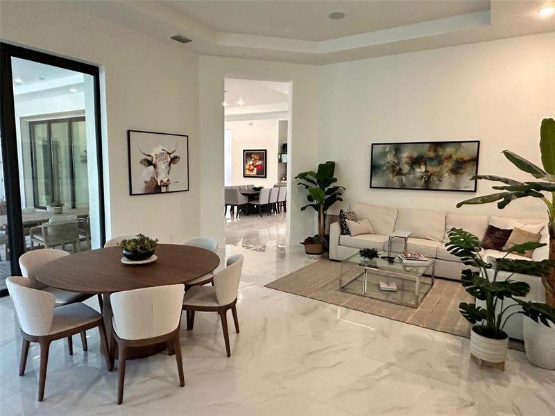 Furnished interior view inside a new home in , Montverde (Image 17). Furnished interior view inside a new home in , Montverde (Image 17).