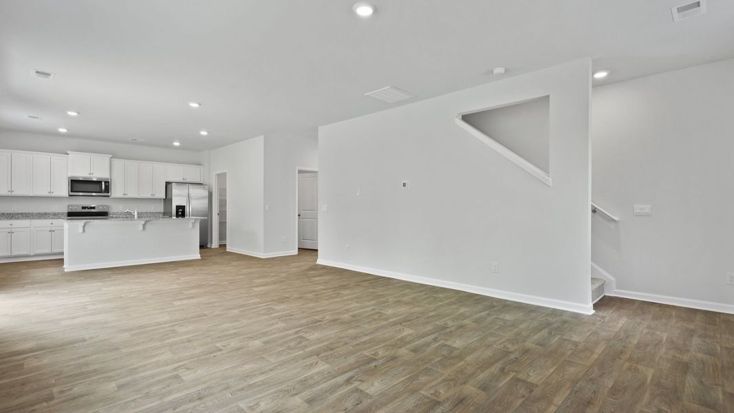Representative unfurnished interior of a home built from the GALEN by D.R. Horton in Lakeview at Kitfield, Moncks Corner (Image 11).