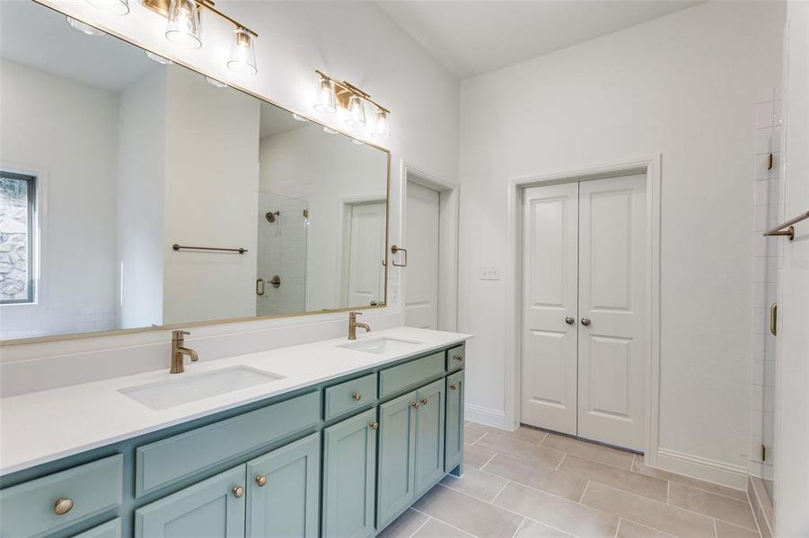 Furnished interior view inside a new home in Brookside Phase IV, Benbrook (Image 4).