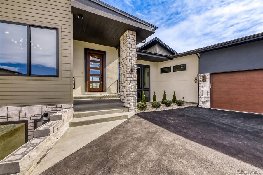 Exterior details and patio area of a home in , Parker (Image 3).