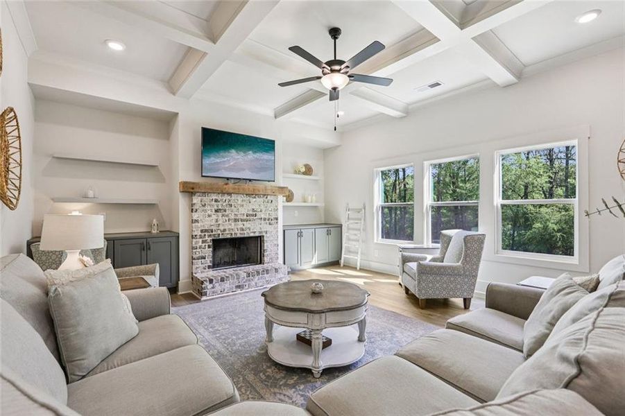 Furnished interior view inside a new home in , Hoschton (Image 59).