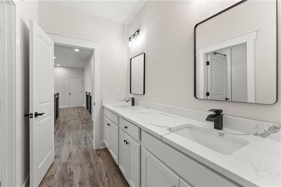 Furnished interior view inside a new home in , Dawsonville (Image 12).