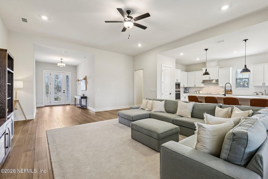 Furnished interior view inside a new home in , Hilliard (Image 6). Furnished interior view inside a new home in , Hilliard (Image 6).