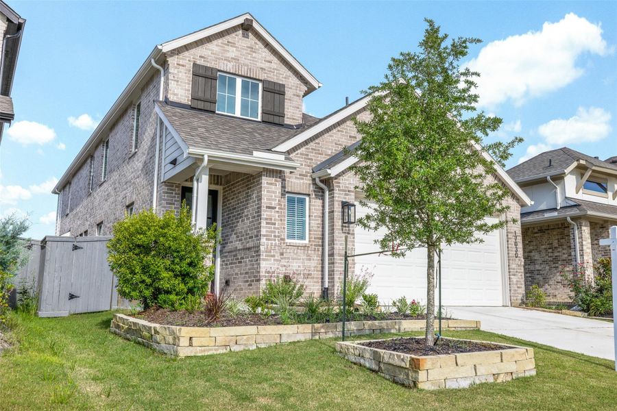 Front exterior of a new home in Jubilee, Hockley, TX, highlighting curb appeal (Image 24).