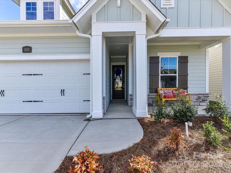 Exterior details and patio area of a home in Encore at Streamside - Classic Series, Waxhaw (Image 3).