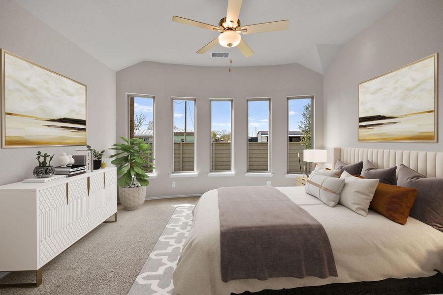 Furnished interior view inside a new home in Pomona 50' & 55', Manvel (Image 15).