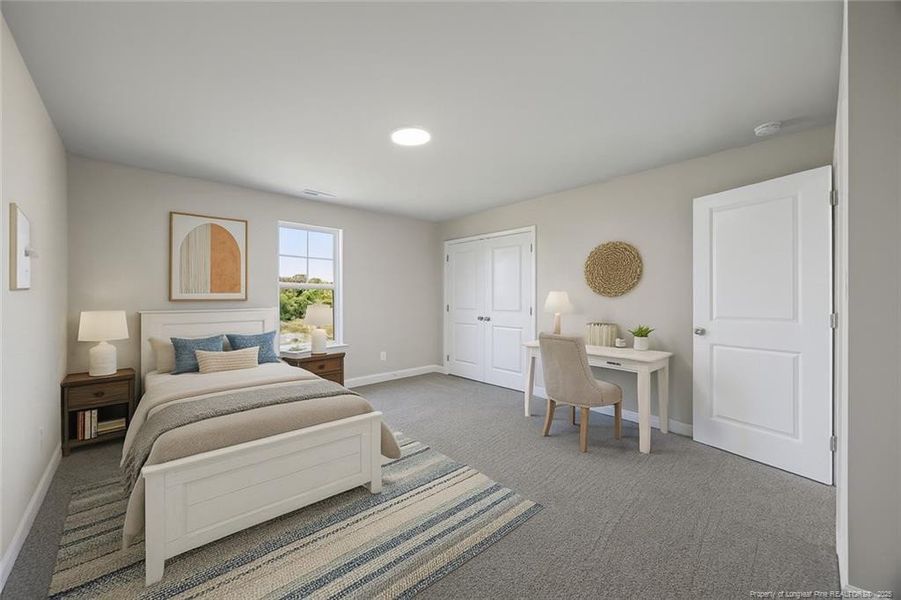 Virtually Staged Bedroom 1