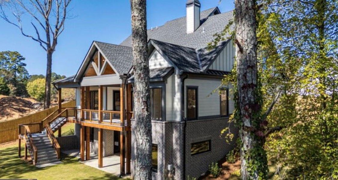 Exterior details and patio area of a home in , Cumming (Image 45).