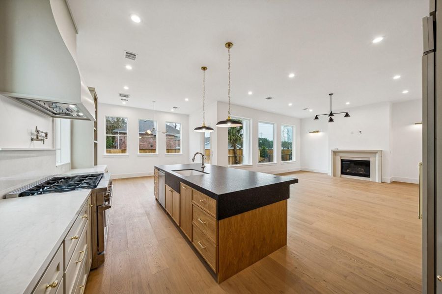 Furnished interior view inside a new home in , Bellaire (Image 11).