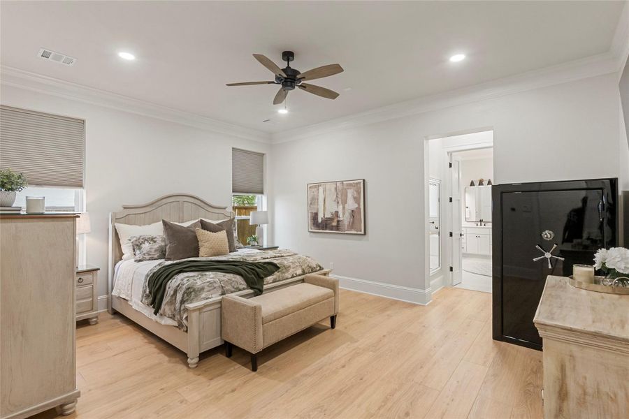 Furnished interior view inside a new home in , Bryan (Image 40). Furnished interior view inside a new home in , Bryan (Image 40).