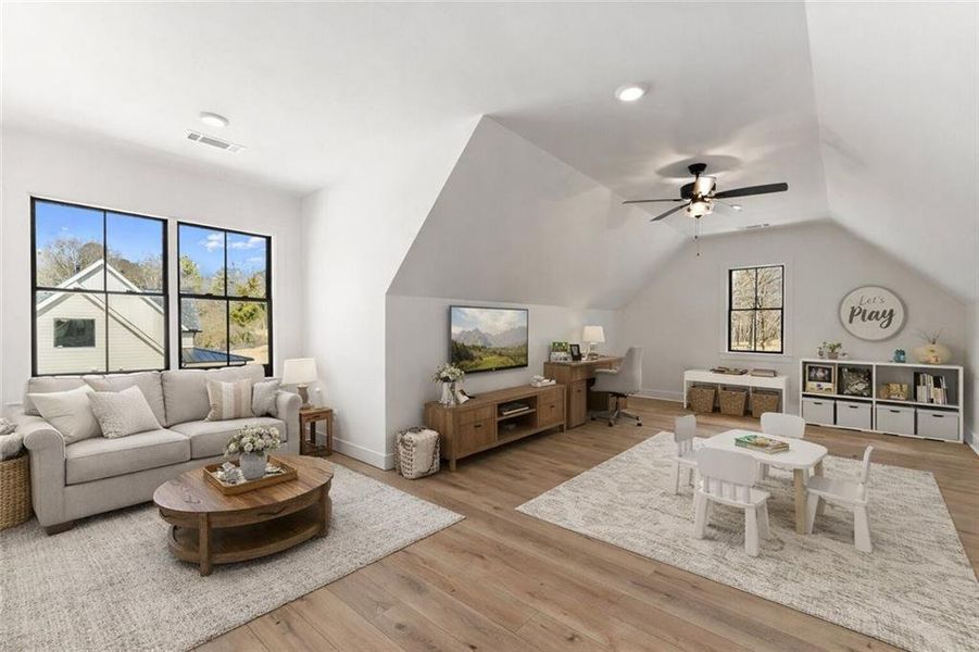 Furnished interior view inside a new home in , Gainesville (Image 12).