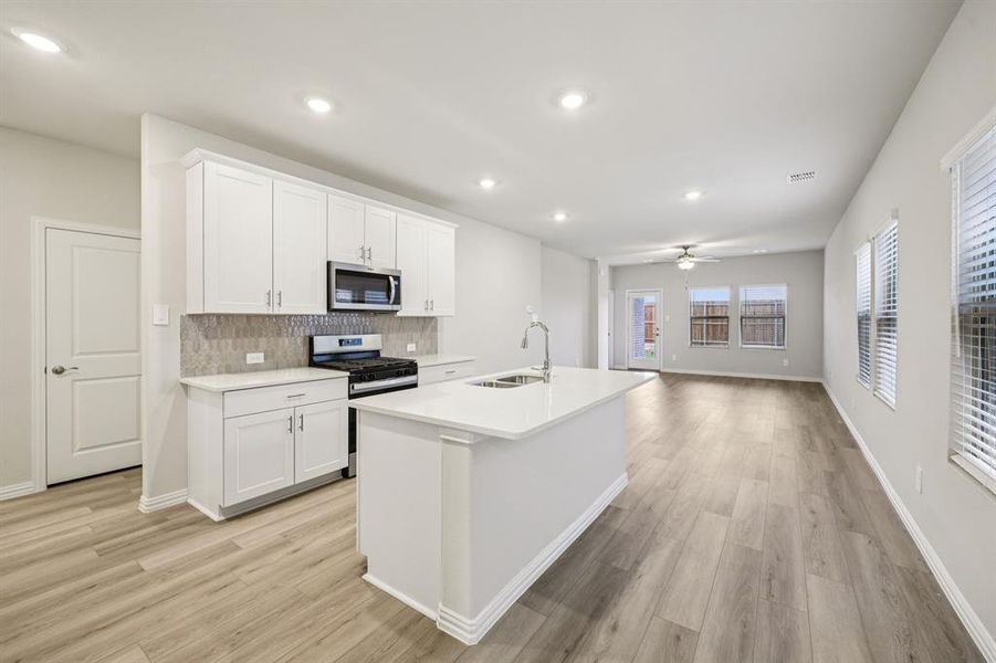 Furnished interior view inside a new home in Parks at Foster Crossing - Spring Series, Anna (Image 14).
