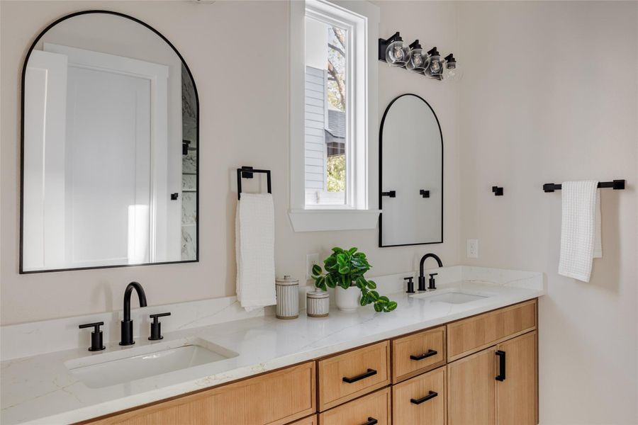 Close-up of interior finishes inside a home in , Austin (Image 21).