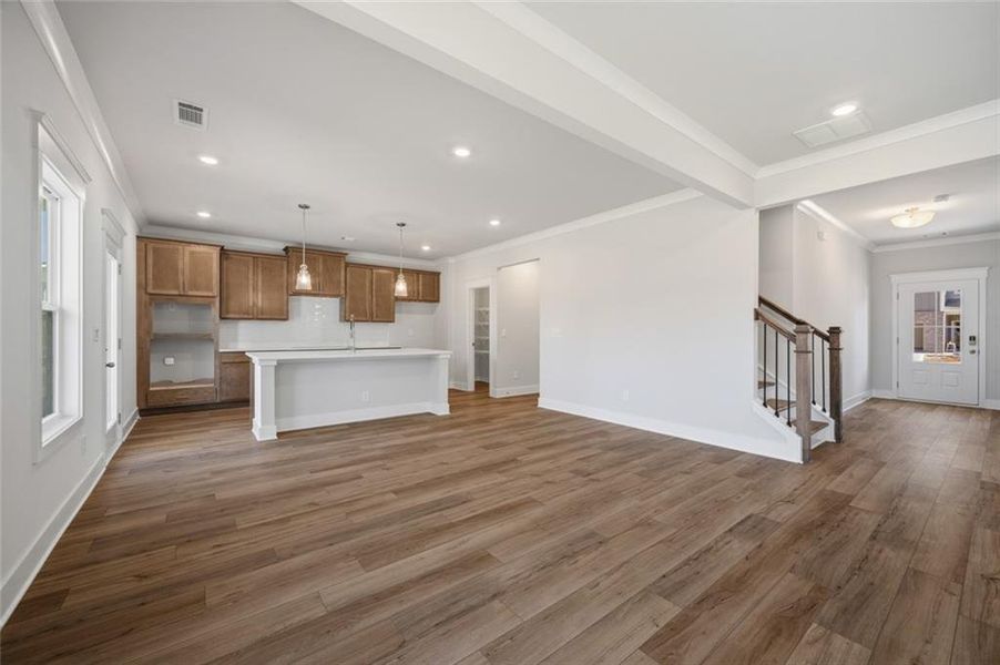 Spacious, unfurnished interior of a new home in Greenefield, Cartersville (Image 19). Spacious, unfurnished interior of a new home in Greenefield, Cartersville (Image 19).
