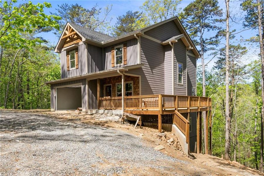 In-progress construction of a new home in , Ellijay, GA (Image 33).
