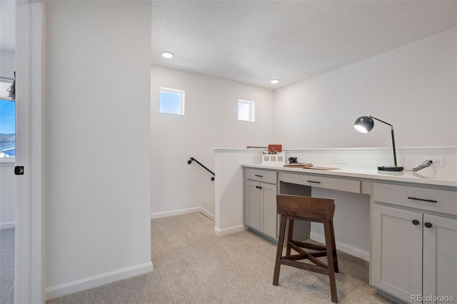 Furnished interior view inside a new home in , Colorado Springs (Image 17). Furnished interior view inside a new home in , Colorado Springs (Image 17).