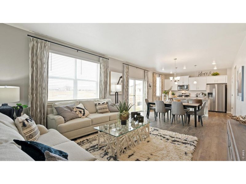 Furnished interior view inside a new home in Vantage, Berthoud (Image 6). Furnished interior view inside a new home in Vantage, Berthoud (Image 6).