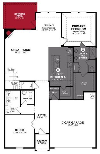 Beazer Homes Lake Pointe at Paloma Creek Rainier Floorplan