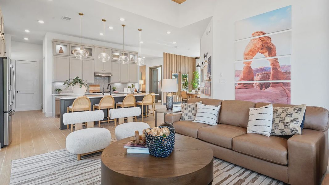 Furnished interior view inside a new home in Elyson 50's, Katy (Image 16).